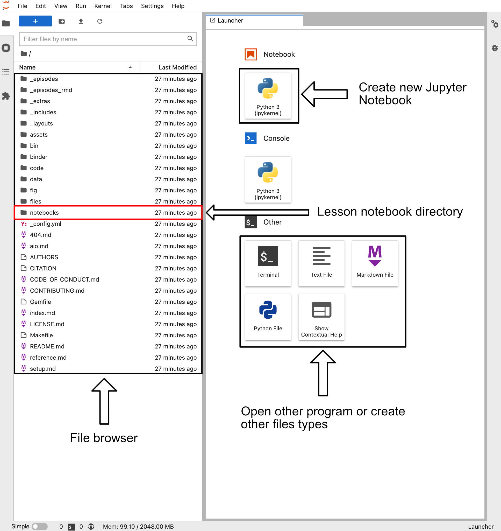 Basic Binder Webpage